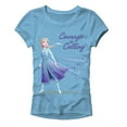 thumbnail image 1 of Disney Frozen Elsa Glitter Courage is Calling Big Girl's T-Shirt - Size 10-12, 1 of 4