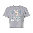 thumbnail image 1 of Disney Frozen - Elsa It's My Birthday - Juniors Cropped Cotton Blend T-Shirt, 1 of 4