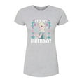 thumbnail image 1 of Disney Frozen - Elsa It's My Birthday - Juniors Fitted Graphic T-Shirt, 1 of 4