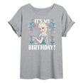 thumbnail image 1 of Disney Frozen - Elsa It's My Birthday - Women's Oversized T-Shirt, 1 of 4