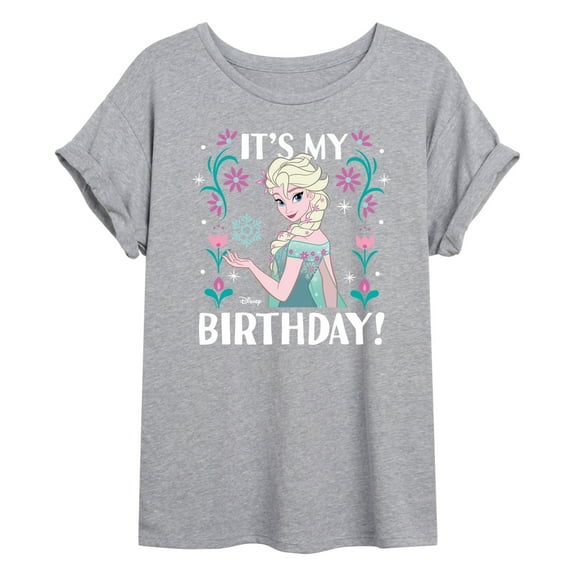 Disney Frozen - Elsa It's My Birthday - Women's Oversized T-Shirt