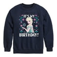 thumbnail image 1 of Disney Frozen - Elsa It's My Birthday - Toddler & Youth Crewneck Fleece Sweatshirt, 1 of 4