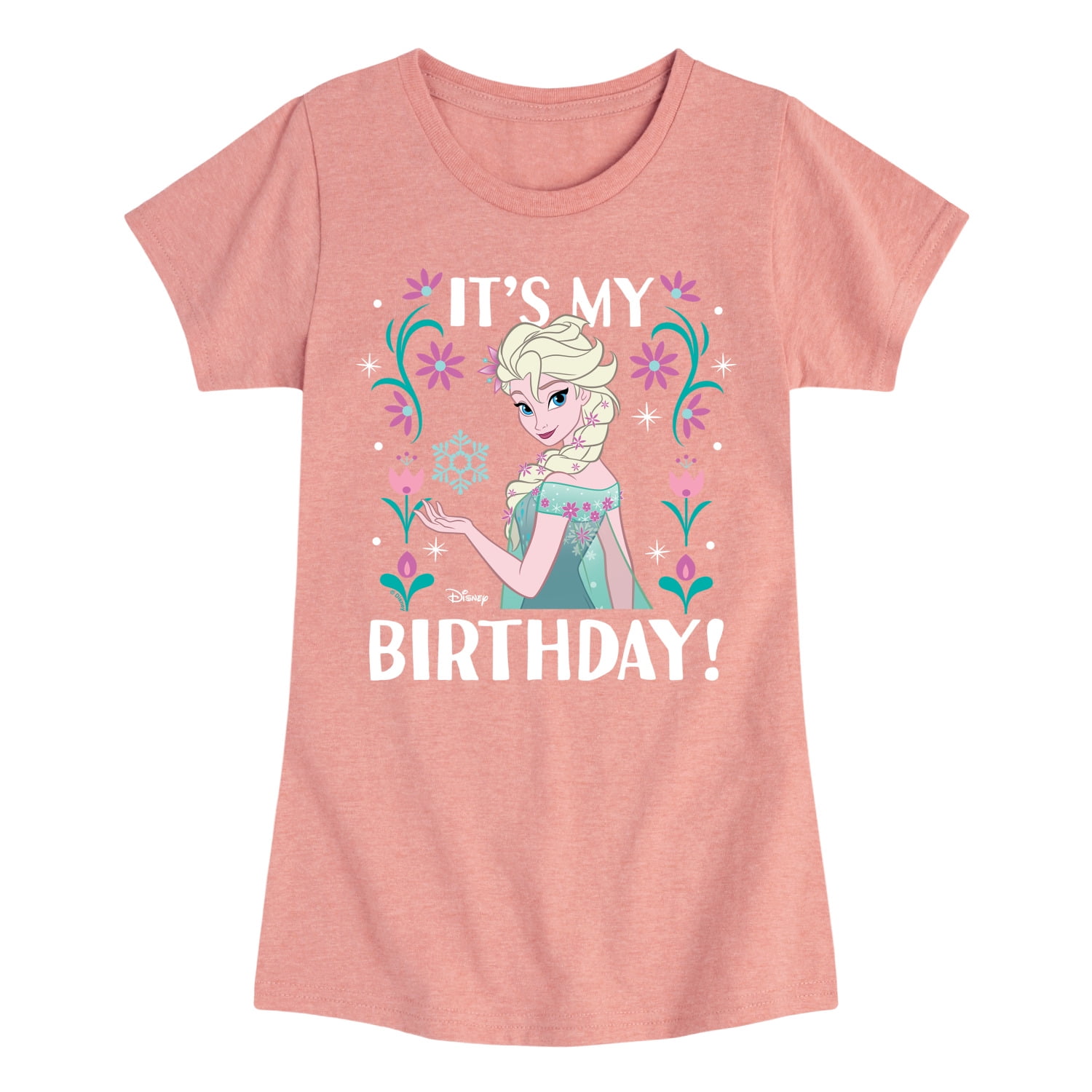Disney Frozen Elsa It's My Birthday Toddler & Youth Girls Short