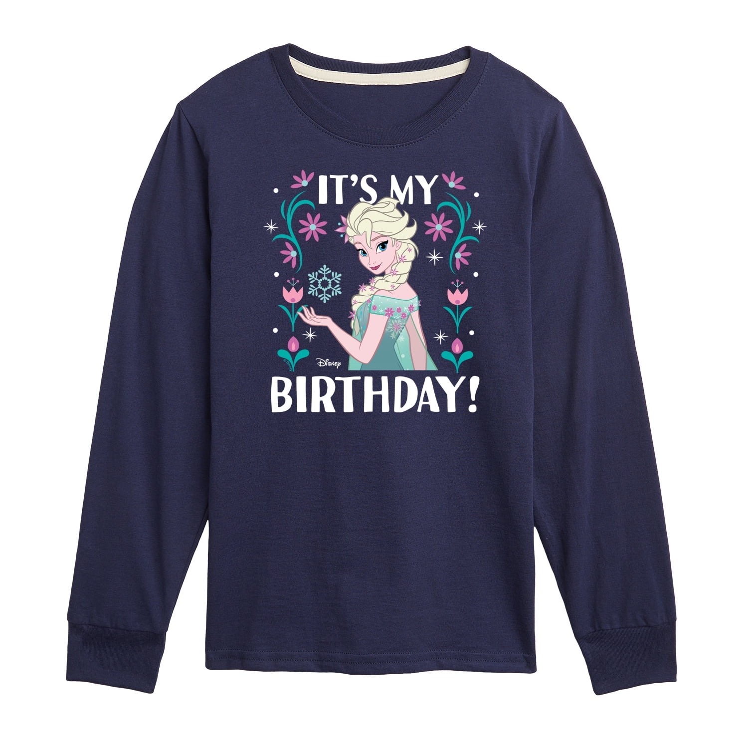 Disney Frozen - Elsa It's My Birthday - Toddler & Youth Long Sleeve ...