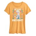 thumbnail image 1 of Disney Frozen - Elsa It's My Birthday - Women's Short Sleeve Graphic T-Shirt, 1 of 1