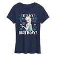 thumbnail image 1 of Disney Frozen - Elsa It's My Birthday - Women's Short Sleeve Graphic T-Shirt, 1 of 4
