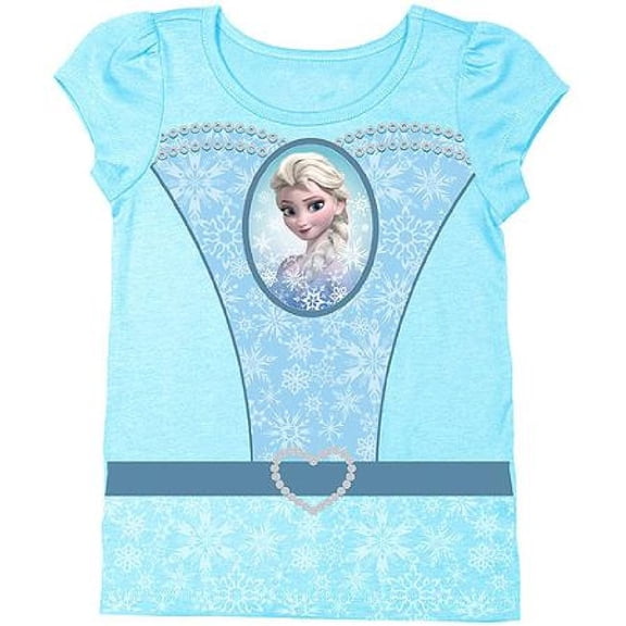 Disney Frozen Elsa Little Girls Dress up T Shirt 3T