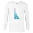 thumbnail image 1 of Disney Frozen Elsa Magic Snowflake T-Shirt - Long Sleeve T-Shirt for Men - Customized-White, 1 of 5