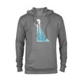 thumbnail image 1 of Disney Frozen Elsa Magic Snowflake T-Shirt - Pullover Hoodie for Adults - Customized-Graphite Heather, 1 of 5