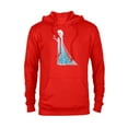 thumbnail image 1 of Disney Frozen Elsa Magic Snowflake T-Shirt - Pullover Hoodie for Adults - Customized-Red Heather, 1 of 5