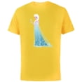 thumbnail image 1 of Disney Frozen Elsa Magic Snowflake T-Shirt - Short Sleeve Cotton T-Shirt for Adults - Customized-Sunflower, 1 of 5