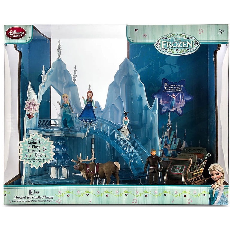 白雪姫　ミールトイ　ディスプレイ　コンプリートセット Disney Frozen Elsa Musical Ice Castle Dollhouse, Foldable Playset