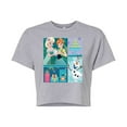 thumbnail image 1 of Disney Frozen - Elsa, Olaf & Anna Birthday Celebration - Juniors Cropped Cotton Blend T-Shirt, 1 of 4