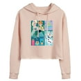 thumbnail image 1 of Disney Frozen - Elsa, Olaf & Anna Birthday Celebration - Juniors Cropped Pullover Hoodie, 1 of 4