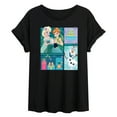 thumbnail image 1 of Disney Frozen - Elsa, Olaf & Anna Birthday Celebration - Juniors Ideal Flowy Muscle T-Shirt, 1 of 4