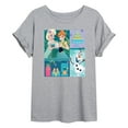 thumbnail image 1 of Disney Frozen - Elsa, Olaf & Anna Birthday Celebration - Juniors Ideal Flowy Muscle T-Shirt, 1 of 4