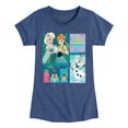 thumbnail image 1 of Disney Frozen - Elsa, Olaf & Anna Birthday Celebration - Toddler & Youth Girls Short Sleeve Graphic T-Shirt, 1 of 4