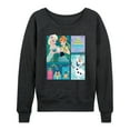 thumbnail image 1 of Disney Frozen - Elsa, Olaf & Anna Birthday Celebration - Women's Lightweight French Terry Long Sleeve Shirt, 1 of 4