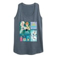 thumbnail image 1 of Disney Frozen - Elsa, Olaf & Anna Birthday Celebration - Women's Racerback Tank Top, 1 of 4