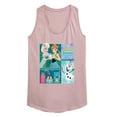 thumbnail image 1 of Disney Frozen - Elsa, Olaf & Anna Birthday Celebration - Women's Racerback Tank Top, 1 of 4