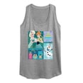 thumbnail image 1 of Disney Frozen - Elsa, Olaf & Anna Birthday Celebration - Women's Racerback Tank Top, 1 of 4