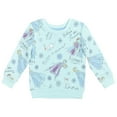 thumbnail image 1 of Disney Frozen Elsa Princess Anna Olaf Little Girls Pullover Sweatshirt Toddler to Big Kid, 1 of 5