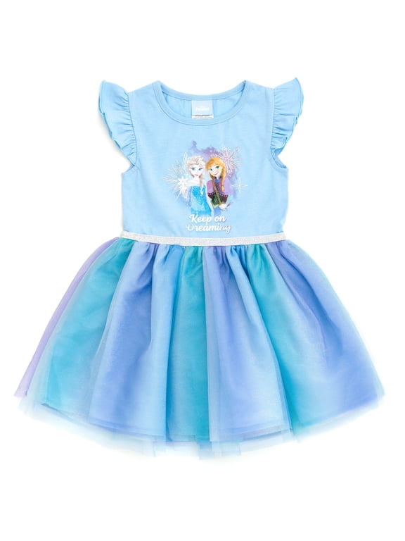 Frozen Elsa Princess Anna Tulle Dress Toddler to Big Kid
