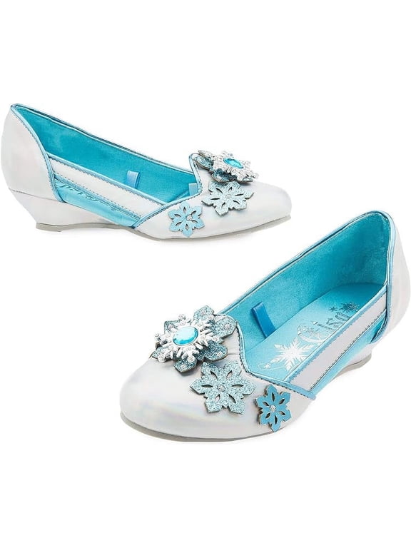 Frozen Elsa Shoes Wedges for Girls Size 2/3 YTH