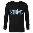 thumbnail image 1 of Disney Frozen Elsa Strong - Long Sleeve T-Shirt for Men - Customized-Black, 1 of 5