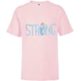 thumbnail image 1 of Disney Frozen Elsa Strong - Short Sleeve T-Shirt for Kids - Customized-Soft Pink, 1 of 5