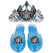 Disney Frozen Elsa Tiara and Shoe Accessory Dress up Set For Children Girls Age Group 3 to 6 Years