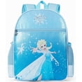 thumbnail image 1 of Disney Frozen Elsa Girls Cute Backpack Water Resistant Toddler Backpack Kids Elementary School Bookbag, 1 of 8
