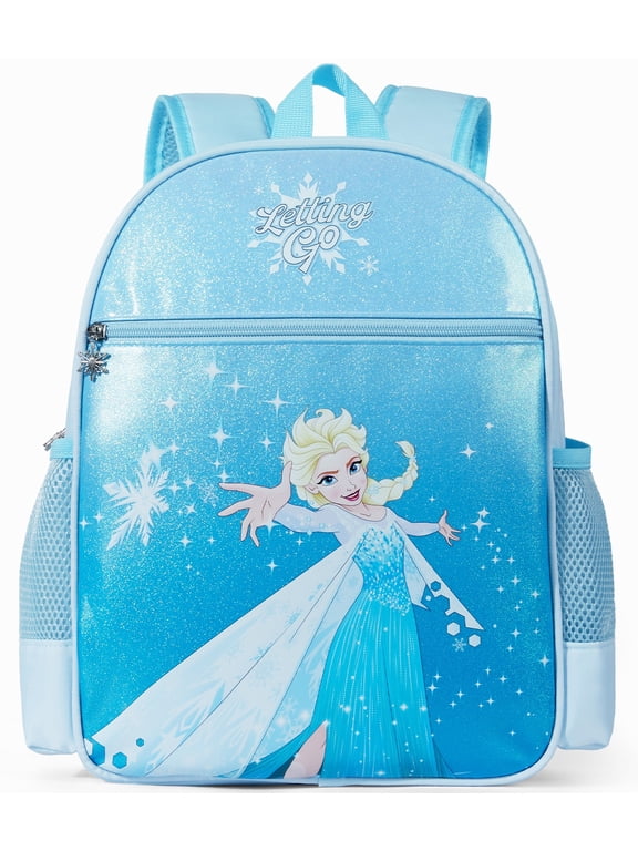 Frozen Elsa Girls Cute Backpack Water Resistant Toddler Backpack Kids Elementary School Bookbag