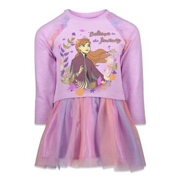 Disney Frozen Elsa Toddler Girls Dress Purple 2T