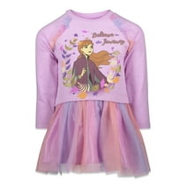 Disney Frozen Elsa Toddler Girls Dress Purple 3T