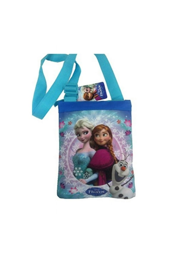 Frozen Elsa and Anna Crossbody Bag Zippered Handbag Tote Bag
