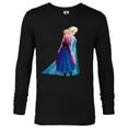 thumbnail image 1 of Disney Frozen Elsa and Anna Sisters T-Shirt - Long Sleeve T-Shirt for Men - Customized-Black, 1 of 5