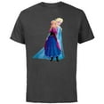 thumbnail image 1 of Disney Frozen Elsa and Anna Sisters T-Shirt - Short Sleeve Cotton T-Shirt for Adults - Customized-Charcoal, 1 of 5
