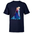 thumbnail image 1 of Disney Frozen Elsa and Anna Sisters T-Shirt - Short Sleeve T-Shirt for Kids - Customized-Athletic Navy, 1 of 5