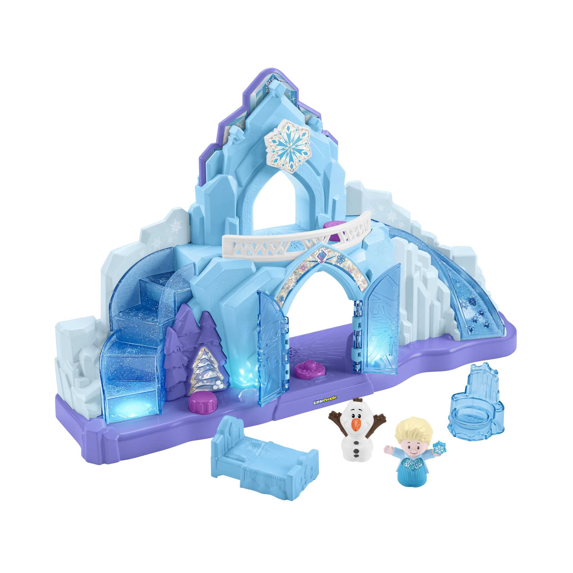 Disney Frozen Elsa’s Ice Palace Little People Toddler Musical Playset with Elsa & Olaf Figures