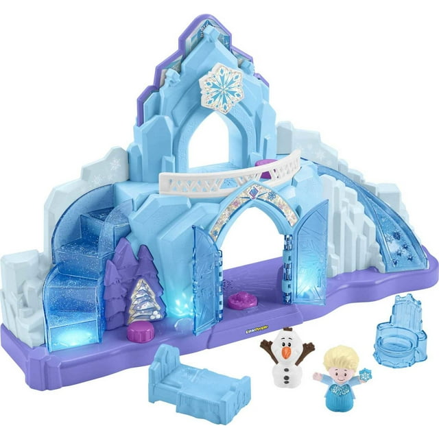 Disney Frozen Elsa’s Ice Palace Little People Toddler Musical Playset with Elsa & Olaf Figures