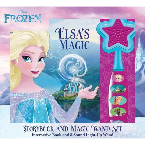 Disney Frozen: Elsa's Magic Storybook and Magic Wand Sound Book Set, (Paperback)
