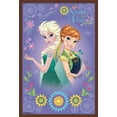 thumbnail image 1 of Disney Frozen Fever - Anna and Elsa Wall Poster, 22.375" x 34", Framed, 1 of 2