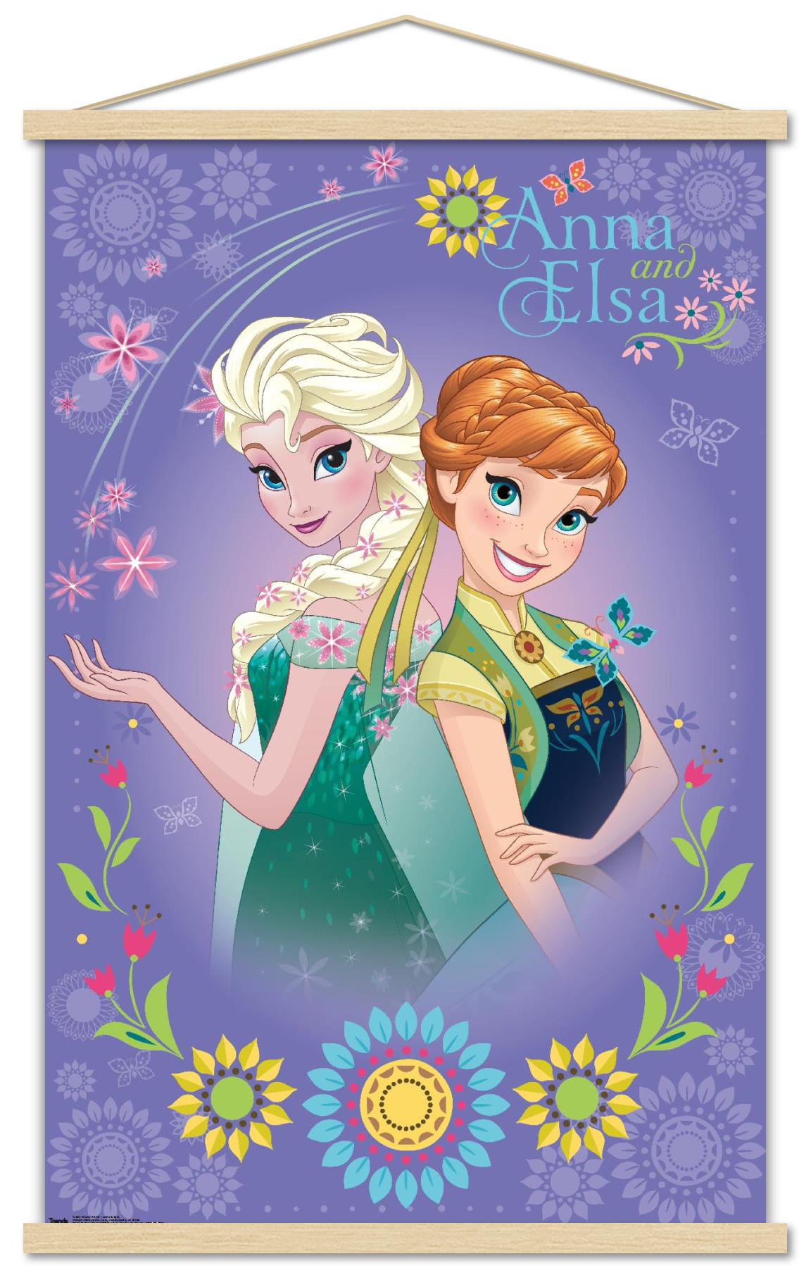 Disney Frozen Fever - Anna and Elsa Wall Poster, 22.375 x 34 