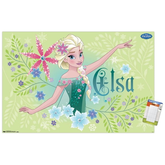Disney Frozen Fever - Elsa Wall Poster, 14.725" x 22.375"