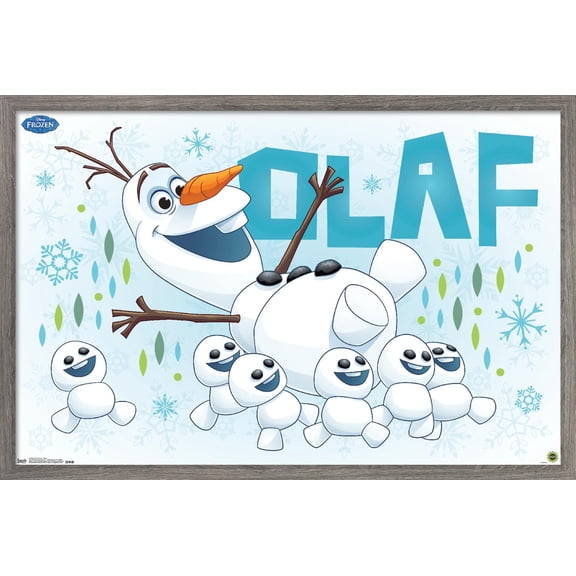 Disney Frozen Fever - Mini Wall Poster, 22.375" x 34", Framed