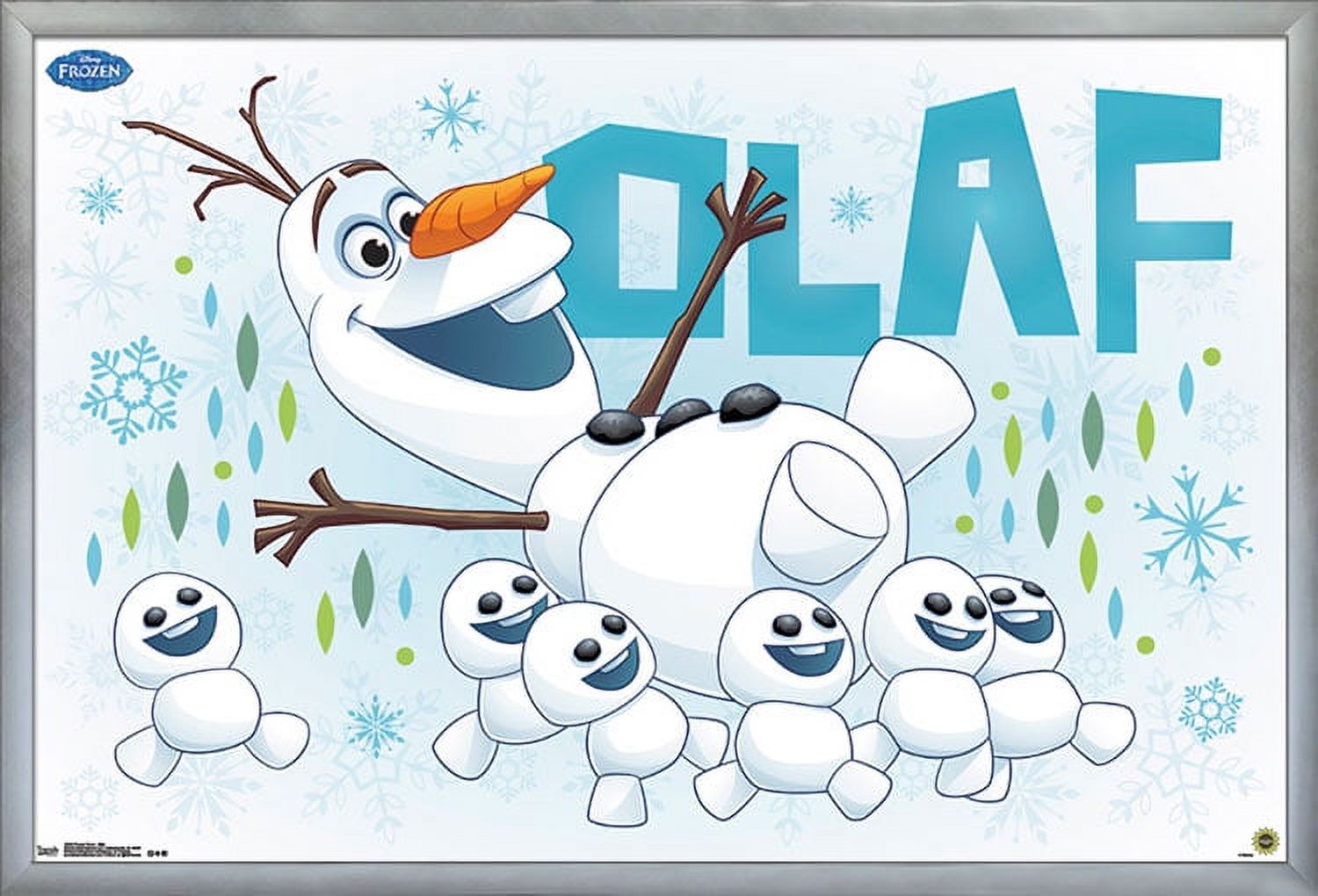 Disney Frozen Fever - Mini Wall Poster, 22.375" x 34", Framed