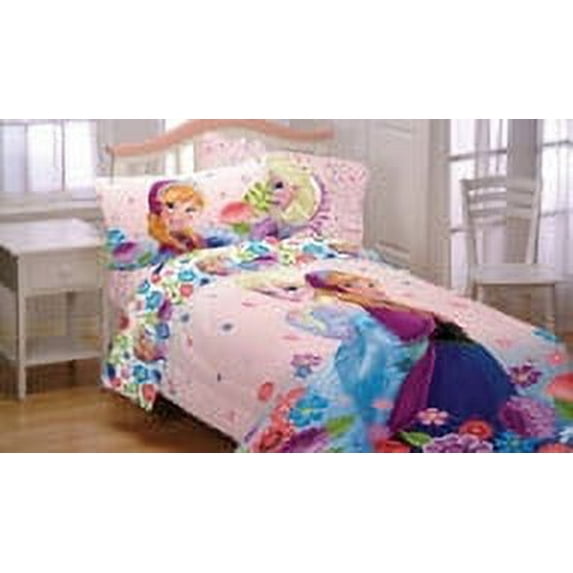 Disney Frozen Floral Breeze Pink Sheet Set