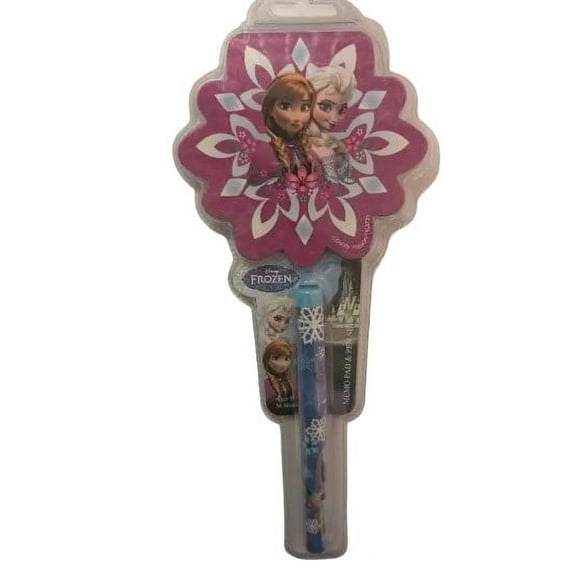 Disney Frozen Flower Shape Memo Pad and Pen set