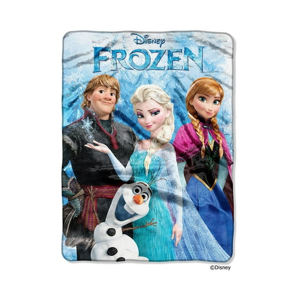 Disney Frozen Frozen Fun Plush 60 x 80 inch Twin Size Throw Blanket